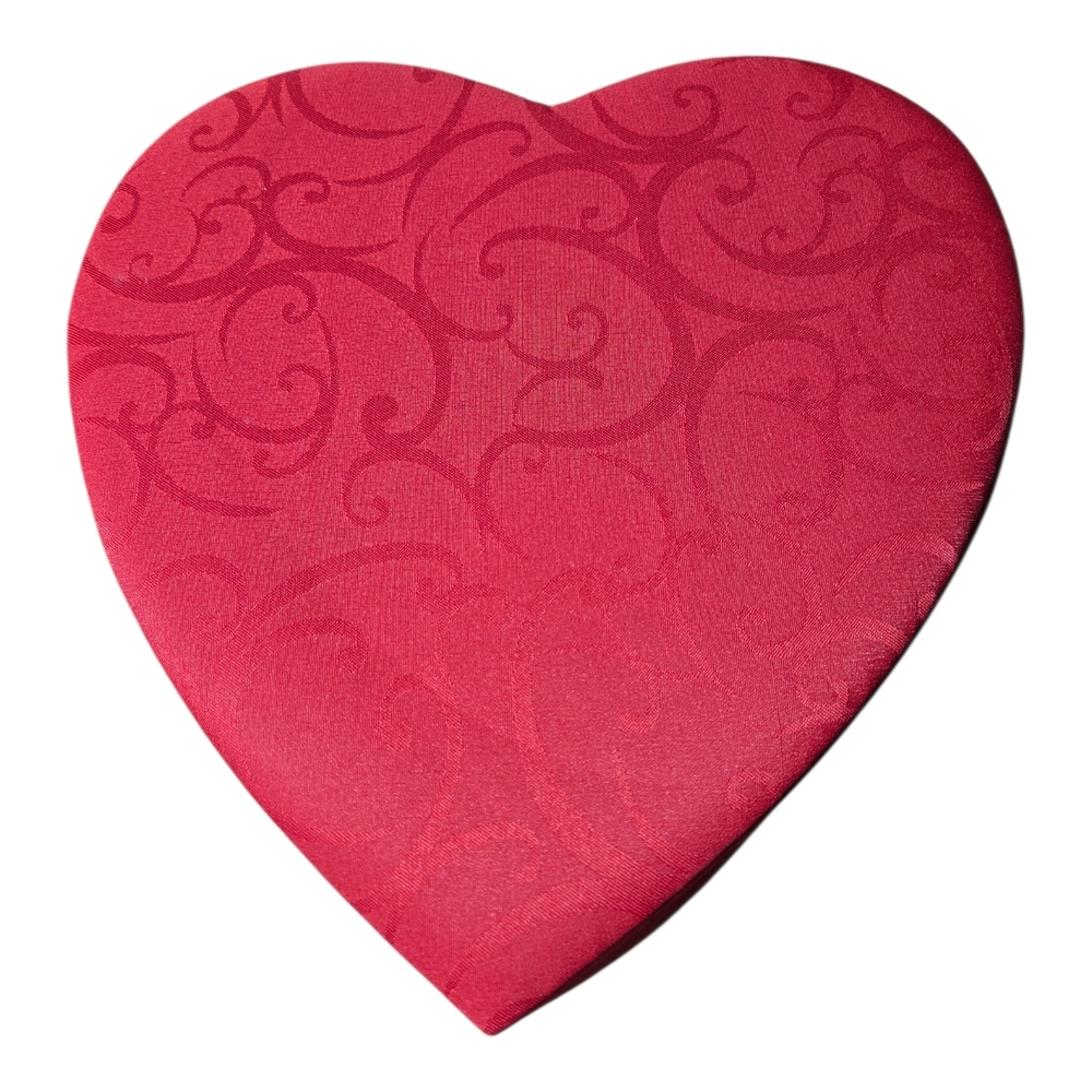Heart-Shaped Red Decorative Accent